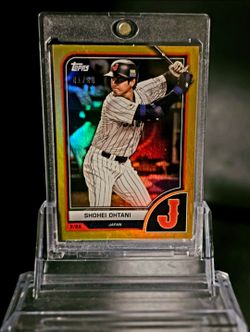 2023 Shohei Ohtani Topps World Baseball Classic  #45 GOLD  1/50 Bookend