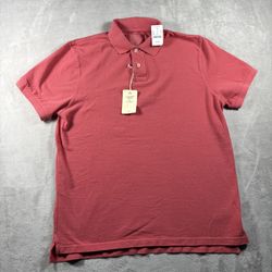 J. Crew Vintage Men's XL Red Polo Shirt Preppy Old Money NWT #8F