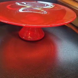 Glass Cake Plate