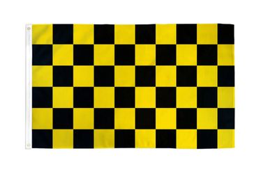 Black and Yellow Flag 3x5 feet