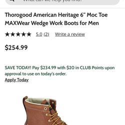 Thorogood Work Boots 
