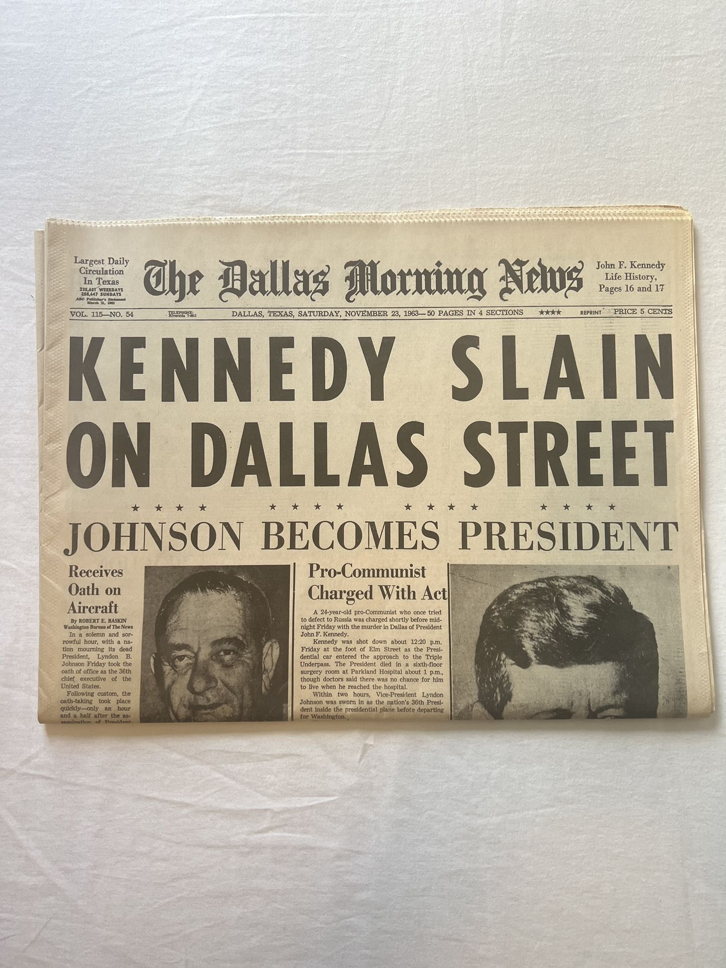 Vintage Newspaper