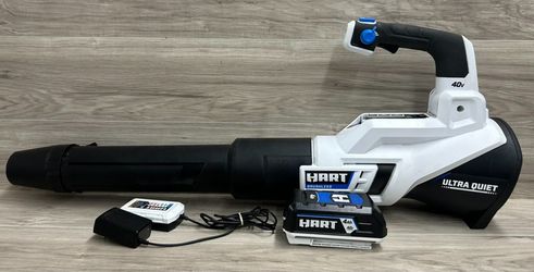 HART 40V 120 MPH at 450 CFM Cordless Axial Leaf Blower Kit (PO1024232)