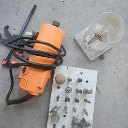 Orange Router with Lots of Bits