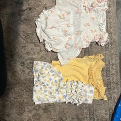 Two Nicole Miller New York Matching Sets Size 0-3 Months