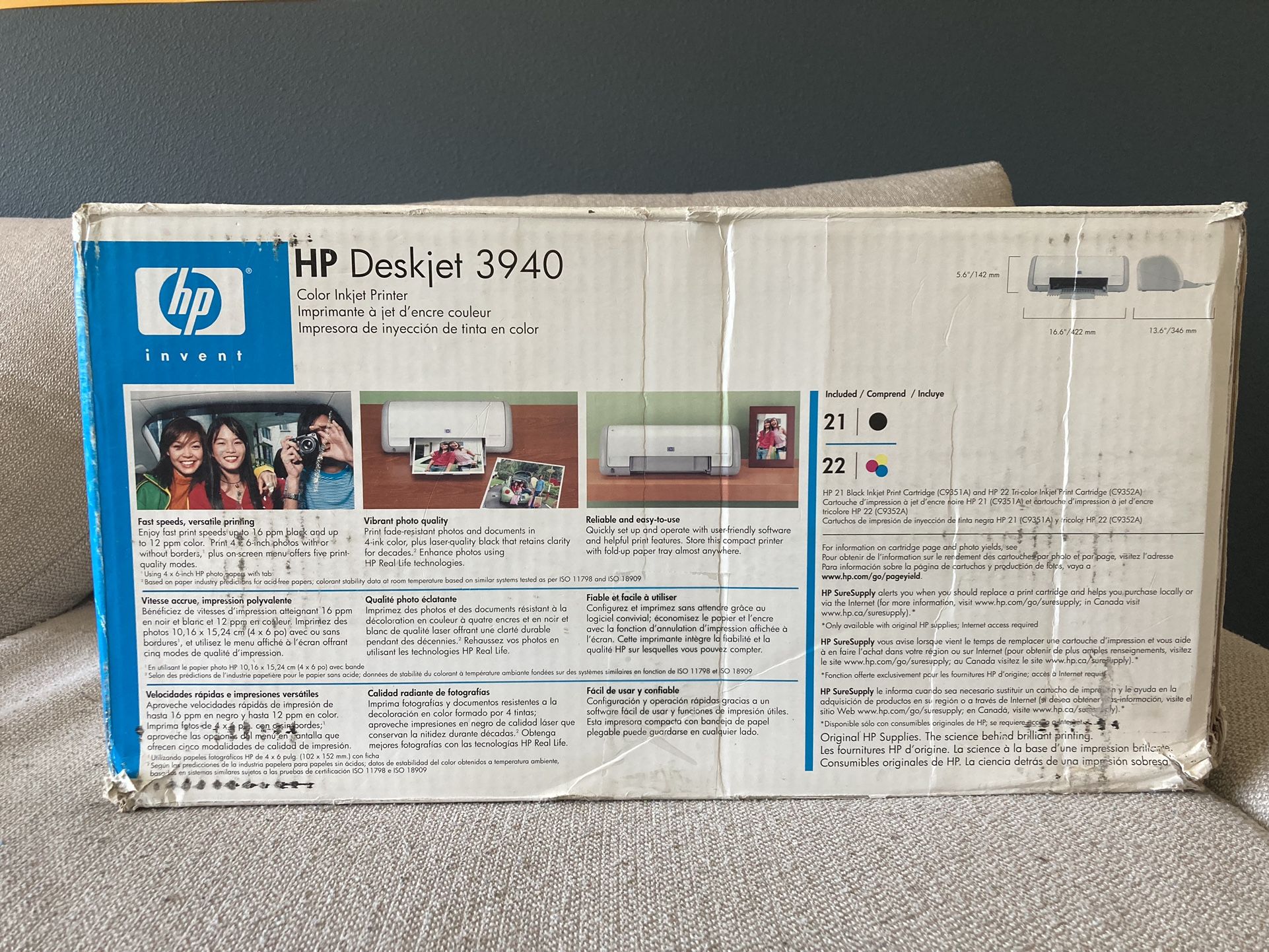 HP Deskjet 3940 Color Printer