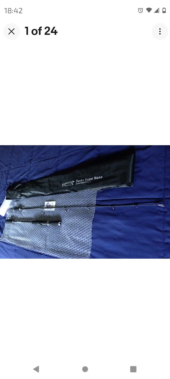 Hamachi Zenku Stump Puller Nano Jig 5'2 PE 1 - 3 Japan SPIN fishing rod pole