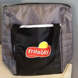 Frito Lay Cooler Bag 12” Zip Up NWOT Black Gray Logo Rare New Beverage Lunch