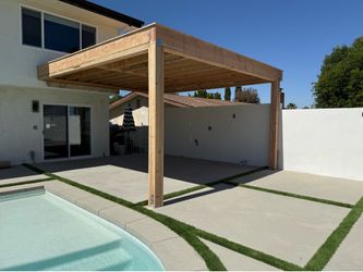 Wood patio