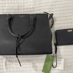 KATE SPADE LARGE PURSE WITH WALLET  NEW