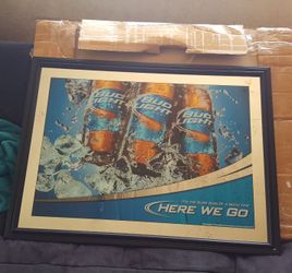 Beer Advertising glass frame