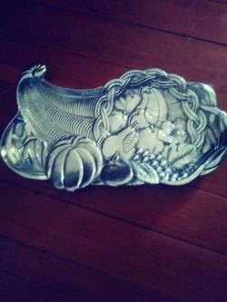 Lenox cornucopia serving tray