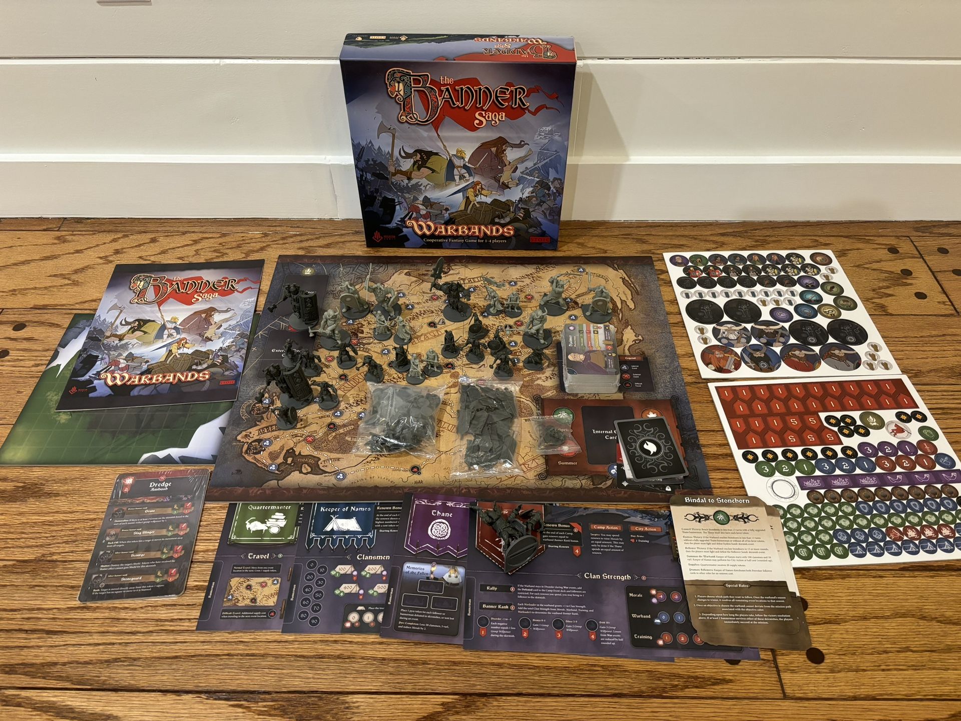 The Banner Saga: Warbands Board Game KICKSTARTER Megacon Games