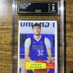 Cooper Flagg - Rookie - 2025 Topps Living #11. Mint 9. 