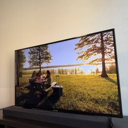 Samsung 43’ Smart TV + Samsung HWT450 Soundbar W/ Subwoofer + Media Console