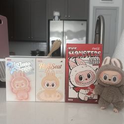 Labubu - macaron - Have A Seat - Big Into Energy - Coca Cola 