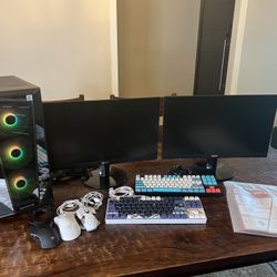 Gaming Computer…With Dual Monitors!!