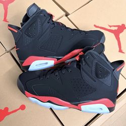 Men Jordan Retro 6 Size 11 Infrared Salesman