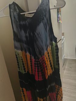 Tye dye maxi dress