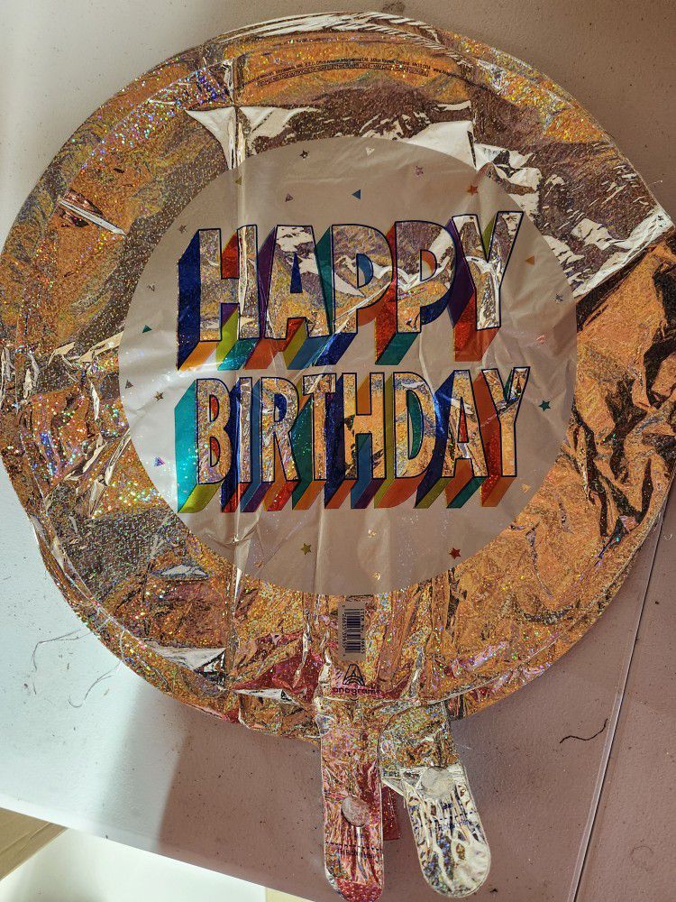 30 Foil Happy Birthday Balloons