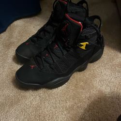 Red Sulfur 6 Rings Jordan 6 Size 10