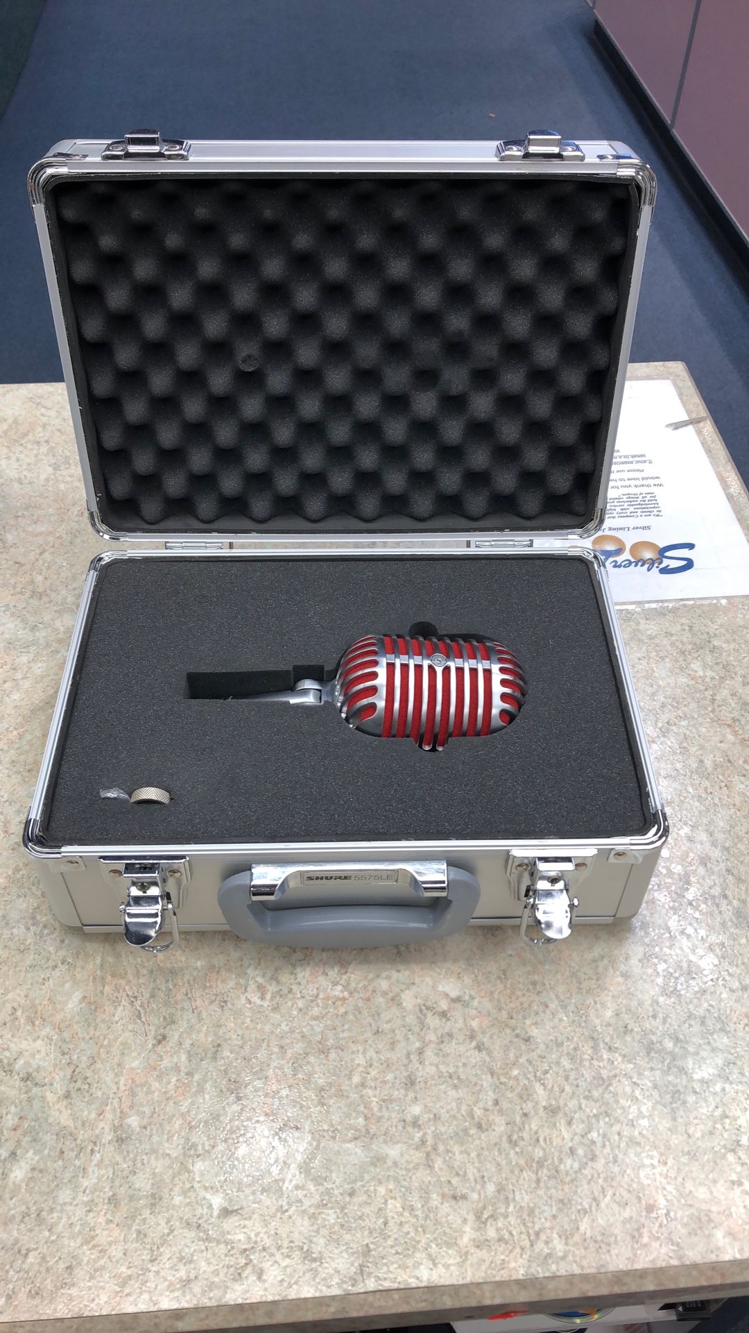Shure Unidyne Model 5575LE 75th Anniversary Limited Edition Skeleton Microphone #269/5575 (Missing Stand / Mic. Cord) (70503645)