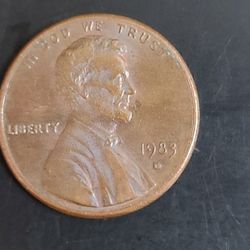 1983 D FULL STAIRS Double DD MINT Mark