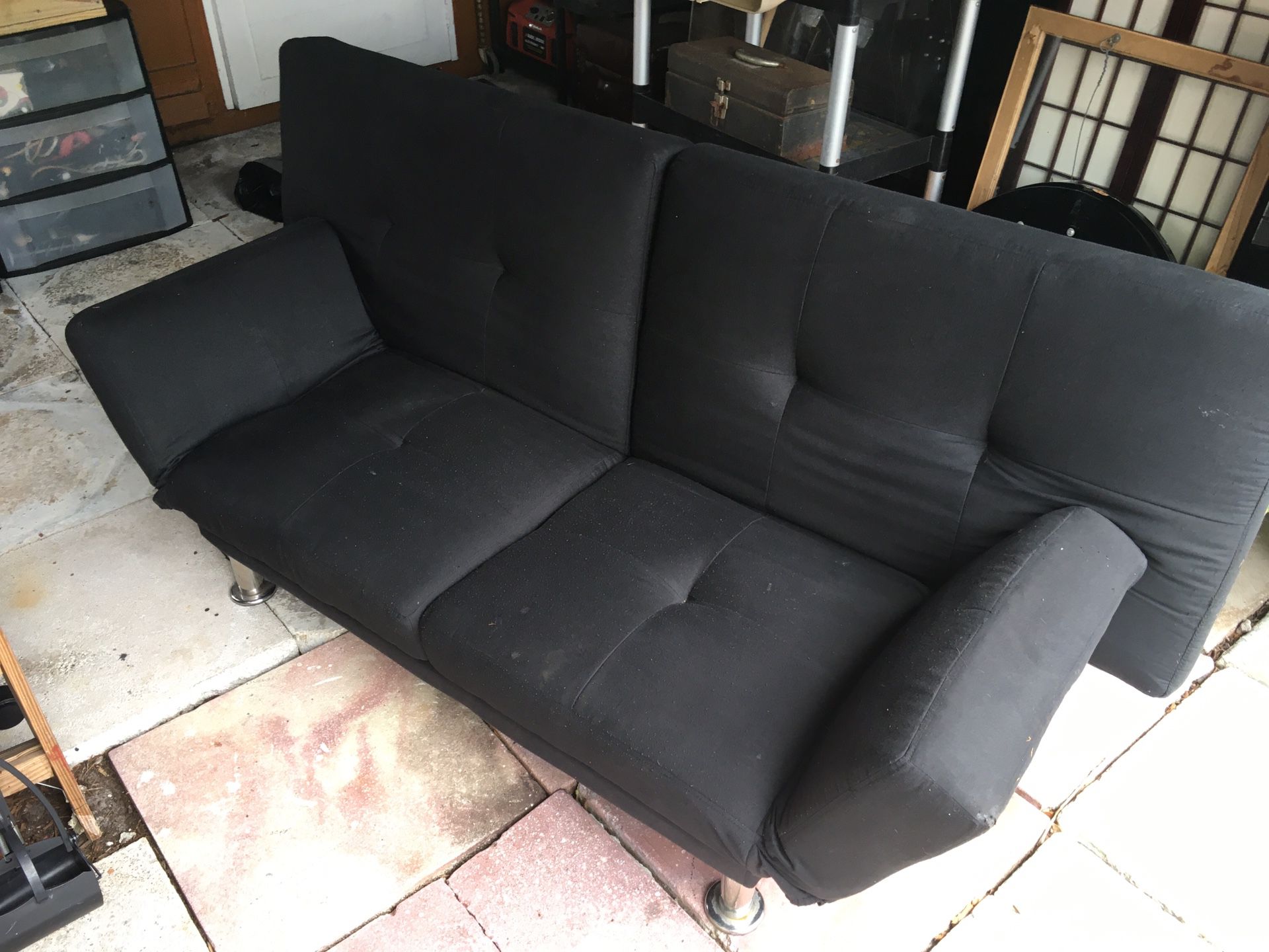 Black futon