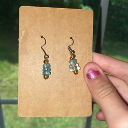 Blue Gummy Bear Earring
