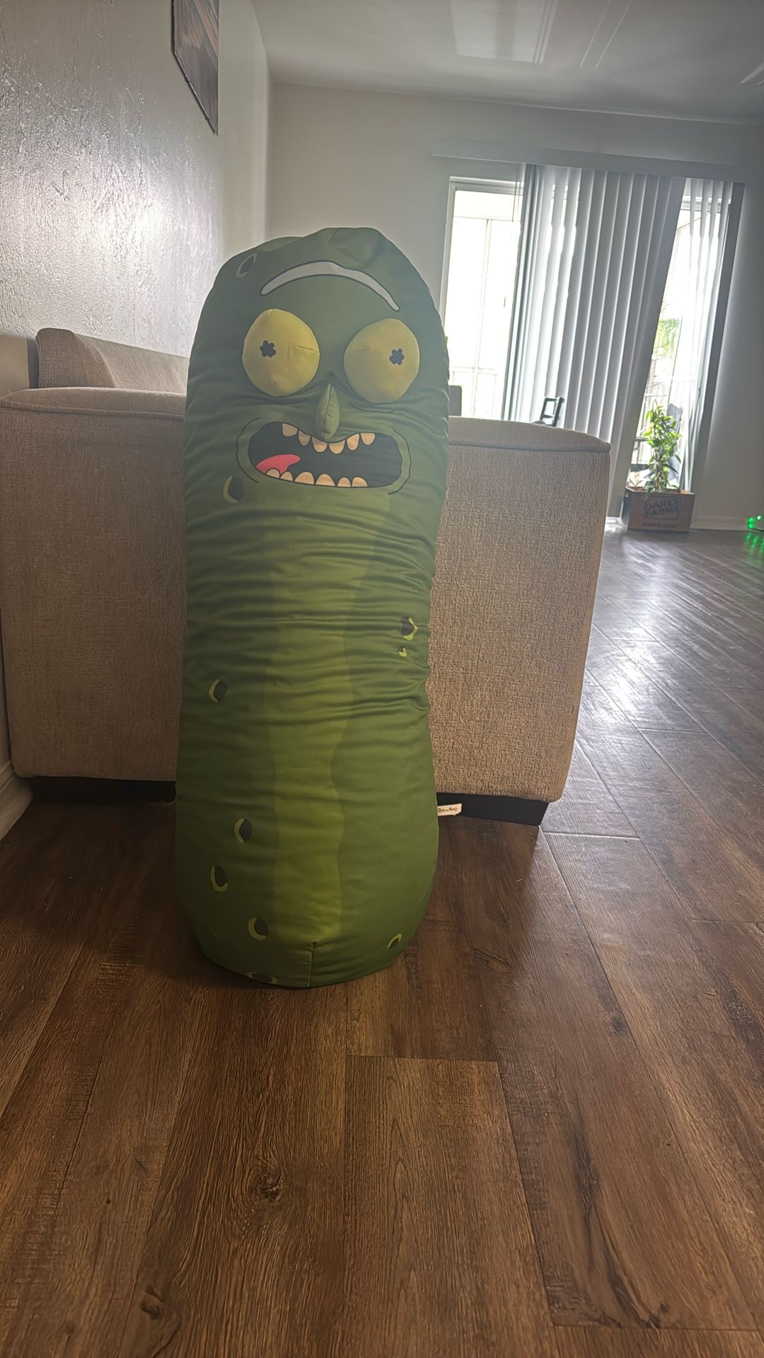 Giant Stuffed Pickle, Rick