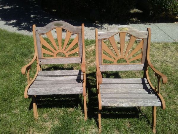 Vintage Berkeley Forge Foundry Garden Chair Cas For Sale In Spokane Wa Offerup