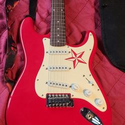 Red Electric Guitar 