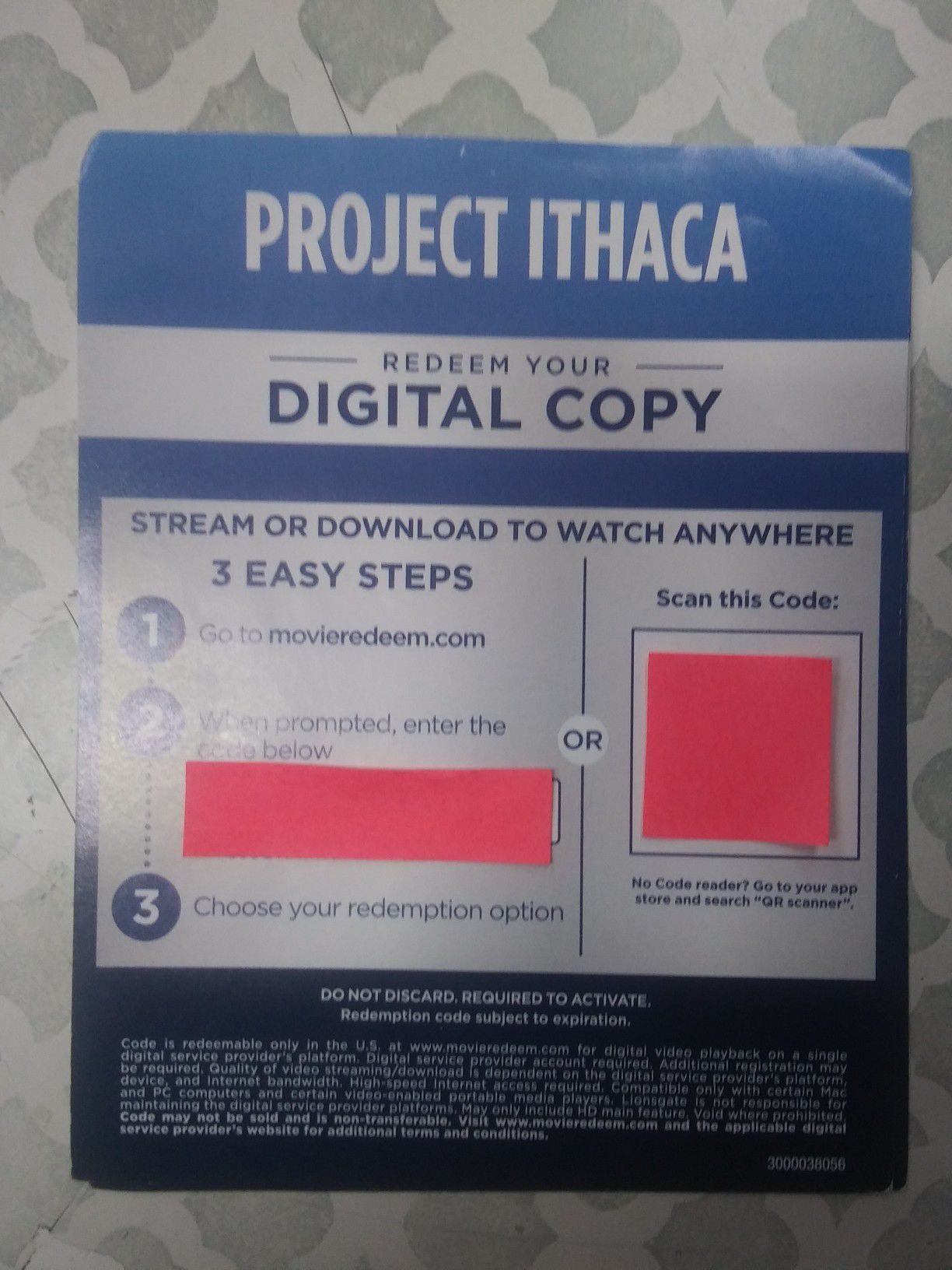 Project Ithaca digital movie