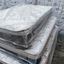 😴Mattress🥱 ✨Pillow top  ✨12” inches tall 💥Queen $199 💥Full $180 💥Twin $150 💥King $330 💥Cal king $330  💥Delivery available🚛 