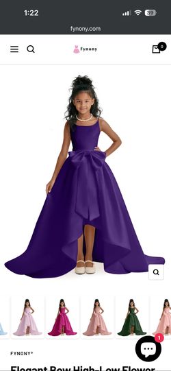 Fyony girls Bridesmaid / flower Girl Dress Size 8 New