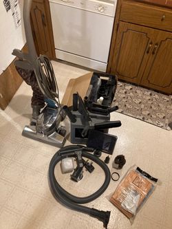 Complete Kirby Upright Vacuum Set With Almost Every Available Accessory