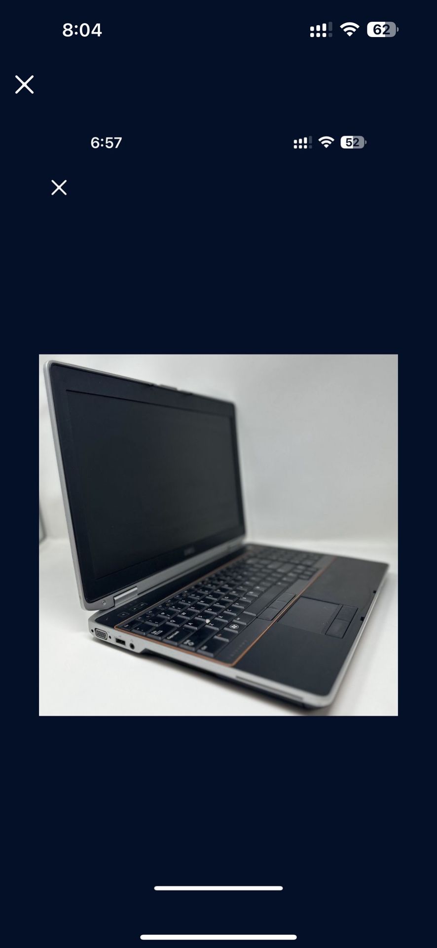 Dell E6520 Intel Core i7 12GB RAM 120GB SSD in very good condition ready for work or school