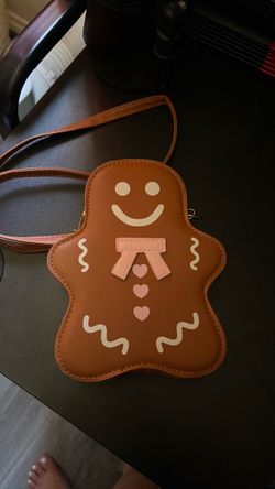 Gingerbread Man Novelty Crossbody Bag