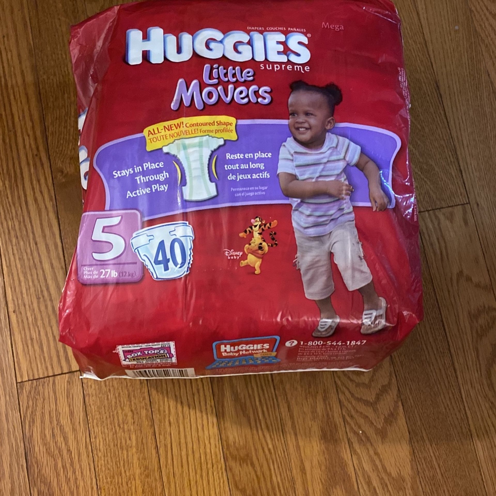 Huggies Little Movers 5 (40 Count) New