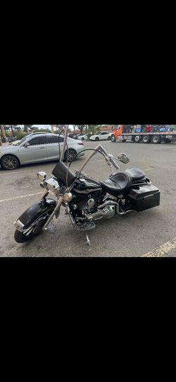 03 softail heritage with ape hangers