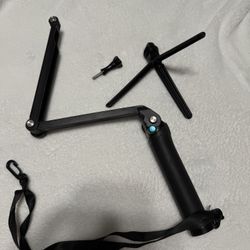 3-Way Tripod/Grip/Arm Compatible with All GoPro Cameras - Black