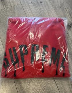 SS26 Supreme Ghostface Scream Arc Hooded Sweatshirt Hoodie Red S