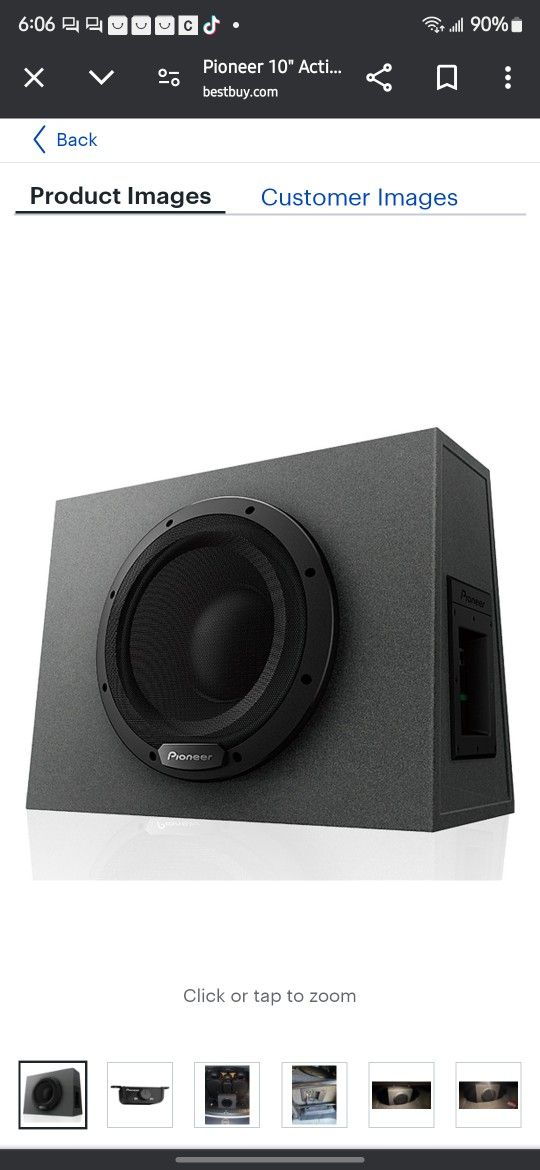 Pioneer 10 In Subwoofer And Built In Amplifier