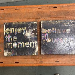 Pair of Motivational Wall Prints