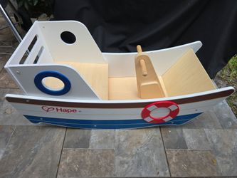Toy Wooden Rocking Boat