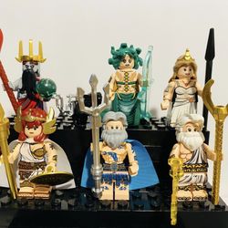 Greek Mythology Minifigures Unique Collectible | New Custom LEGO Compatible Toys