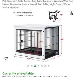 Table cage For Medium dog