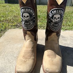 Men’s Rockin Leather 2nd amendment boots