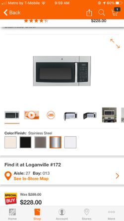 Stainless microwave