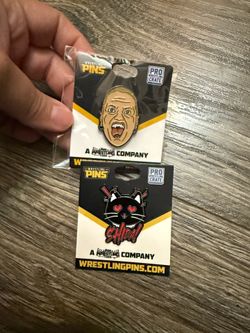Pro Wrestling Crate enamel pins